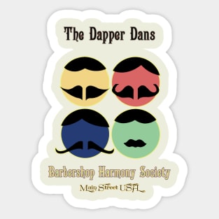 Dapper Dans Barbershop Quartet Sticker